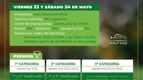 Onda Cero celebra su circuito nacional de golf en Xaz