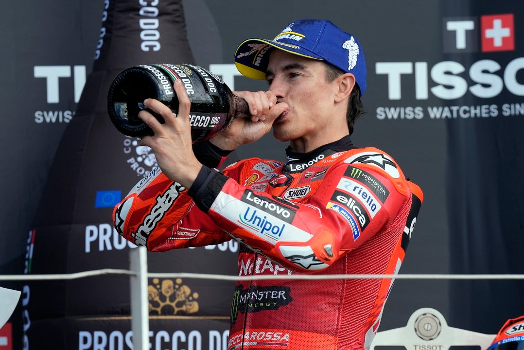 Marc Márquez sube al podio en Silverstone Marc Márquez sube al podio en Silverstone