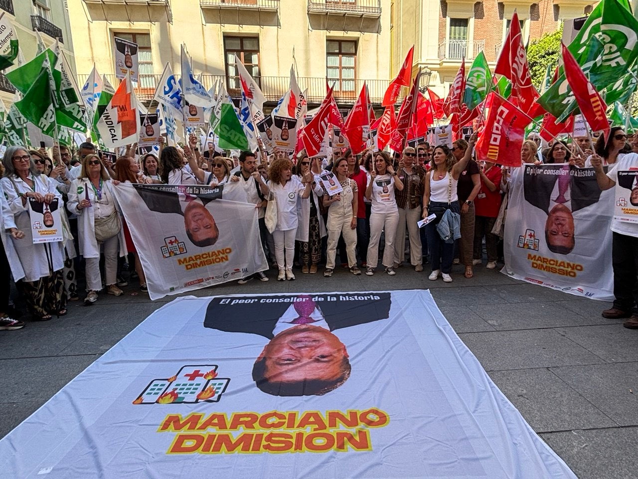 Los sindicatos reclaman un giro en la política sanitaria de la Comunitat Valenciana Los sindicatos reclaman un giro en la política sanitaria de la Comunitat Valenciana