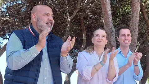 El PP balear celebra dos años de victoria electoral en Baleares El Presidente Del PP De Palma Y Alcalde De La Capital, Jaime Martínez; La Presidenta Del PP De Baleares Y Del Govern, Marga Prohens, Y El Presidente Del PP De Mallorca Y Del Consell, Llorenç Galmés