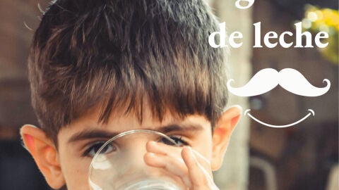 Píntale un bigote de leche