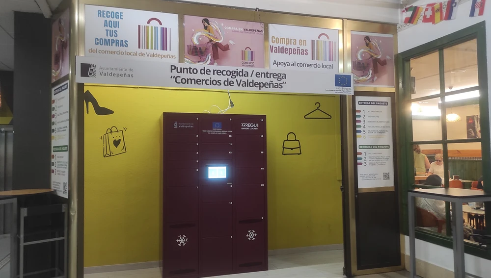 Mediante un código QR los clientes pueden recoger sus compras en un amplio horario Mediante un código QR los clientes pueden recoger sus compras en un amplio horario