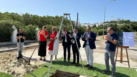 Instantes de la inauguración de las obras Instantes de la inauguración de las obras