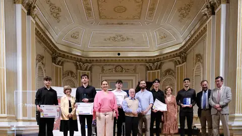 El violinista Sergio García Jiménez, ganador del primer premio de la muestra ‘MálagaCrea’ de Jóvenes Intérpretes Concurso