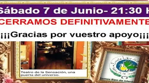 El 7 de junio cerrará definitivamente el Teatro de la Sensación de Ciudad Real El 7 de junio cerrará definitivamente el Teatro de la Sensación de Ciudad Real