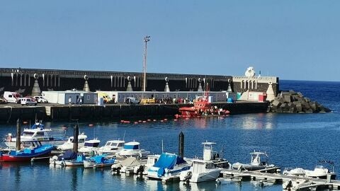Imagen del puerto de La Restinga en la isla de El Hierro