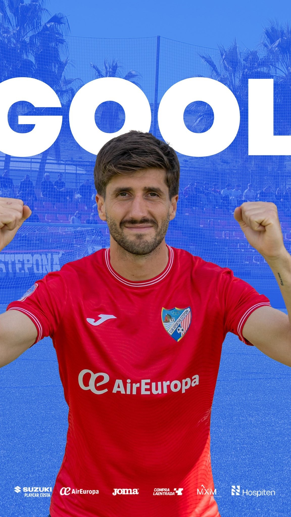Nacho Goma: "A los 200 que vengan de Estepona, que se dejen la vida animando, que nosotros nos la dejaremos en el campo" Nacho Goma: "A los 200 que vengan de Estepona, que se dejen la vida animando, que nosotros nos la dejaremos en el campo"