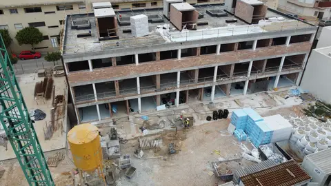 Obras de construcción de vivienda en Inca, Mallorca Obras de construcción de vivienda en Inca, Mallorca