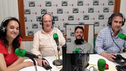 Maica Tejerina, isidro Cidfuentes, Federico Lucendo y Vicente Cruz