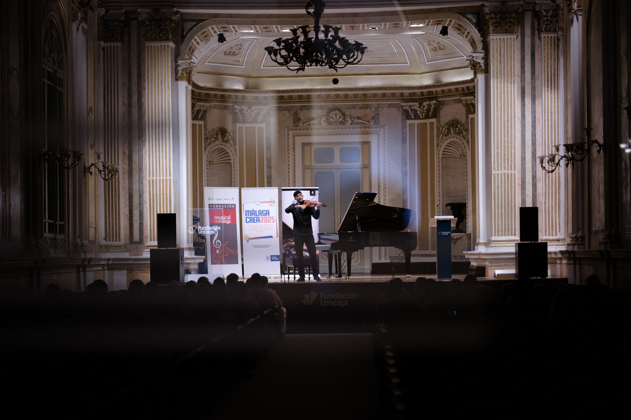 El violinista Sergio García Jiménez, ganador del primer premio de la muestra ‘MálagaCrea’ de Jóvenes Intérpretes El violinista Sergio García Jiménez, ganador del primer premio de la muestra ‘MálagaCrea’ de Jóvenes Intérpretes