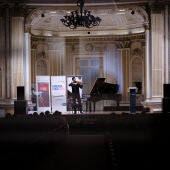 El violinista Sergio García Jiménez, ganador del primer premio de la muestra ‘MálagaCrea’ de Jóvenes Intérpretes
