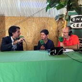 Rufino Gomera, Manuel Román y Antonio David Jiménez