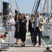 Visita de la consejera al puerto de Rota Visita de la consejera al puerto de Rota