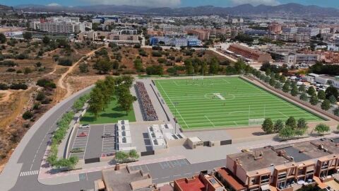 Recreaci&oacute;n de como ser&aacute; el estadio de Es Putxet