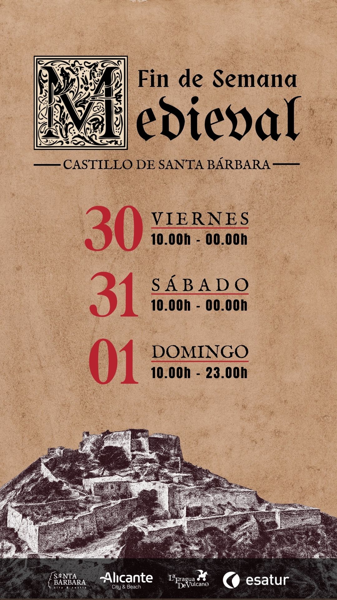 El Castillo de Santa Bárbara viaja al medievo con música, espectáculos y artesanía El Castillo de Santa Bárbara viaja al medievo con música, espectáculos y artesanía