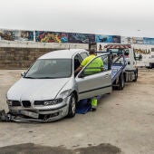 El vehículo que ha causado el atropello múltiple en Burela.