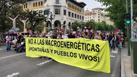 Manifestantes en Santander Manifestantes en Santander