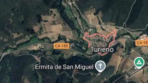 Zona del accidente Zona del accidente