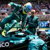 Fernando Alonso, durante el Gran Premio de España de Fórmula Uno Fernando Alonso, durante el Gran Premio de España de Fórmula Uno