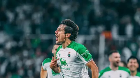 Marco Sangalli celebrando el gol de la victoria frente al Granada Marco Sangalli celebrando el gol de la victoria frente al Granada