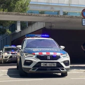 Imagen de archivo de un coche de los Mossos d'Esquadra Imagen de archivo de un coche de los Mossos d'Esquadra