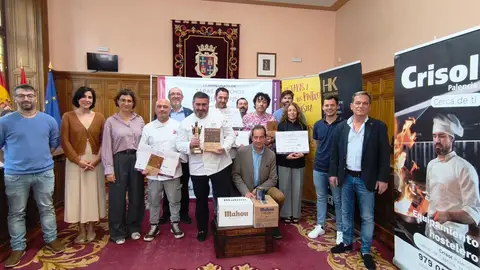 Alberto Villegas, del restaurante San Remo, campeón de tapas y pinchos de Palencia .