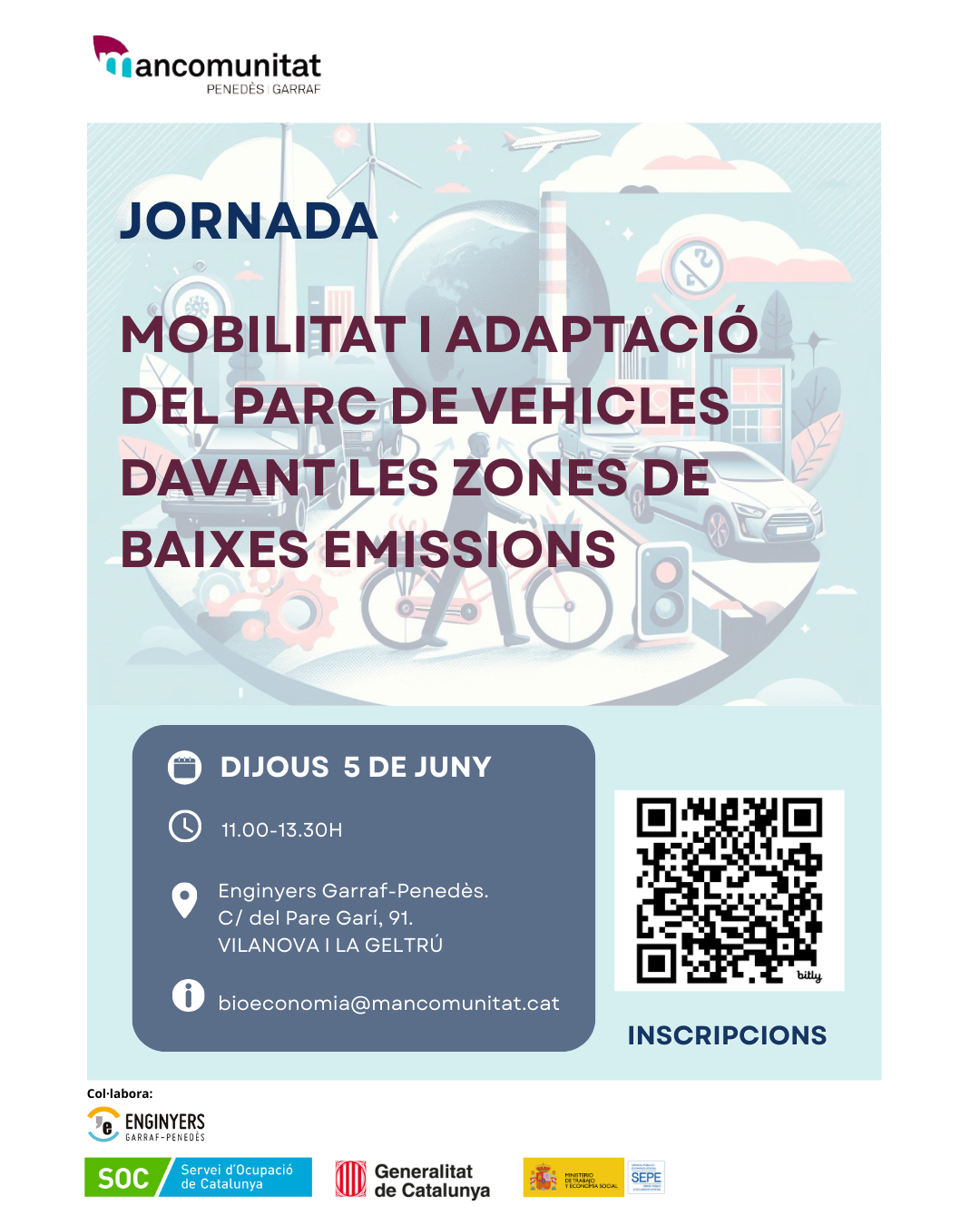 La Mancomunitat Penedès Garraf promou una jornada per adaptar els municipis a les Zones de Baixes Emissions La Mancomunitat Penedès Garraf promou una jornada per adaptar els municipis a les Zones de Baixes Emissions