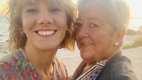 Marina Clapés junto a su madre Maribel Escaso en una foto de archivo