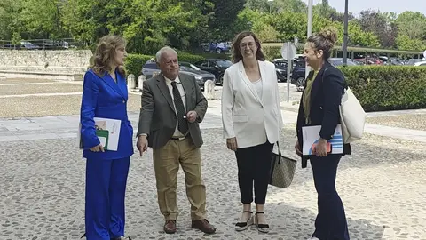 La Diputación consigue el compromiso de colaboración con la Consejería de Cultura para sacar adelante el proyecto de la villa romana "La Tejada" .