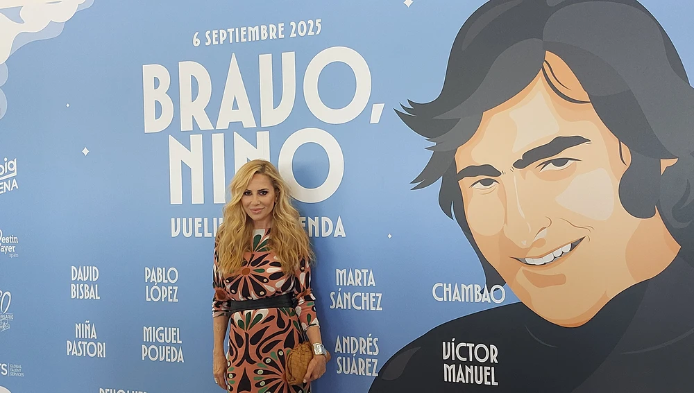 Marta Sánchez en la presentación del concierto homenaje a Nino Bravo Marta Sánchez en la presentación del concierto homenaje a Nino Bravo