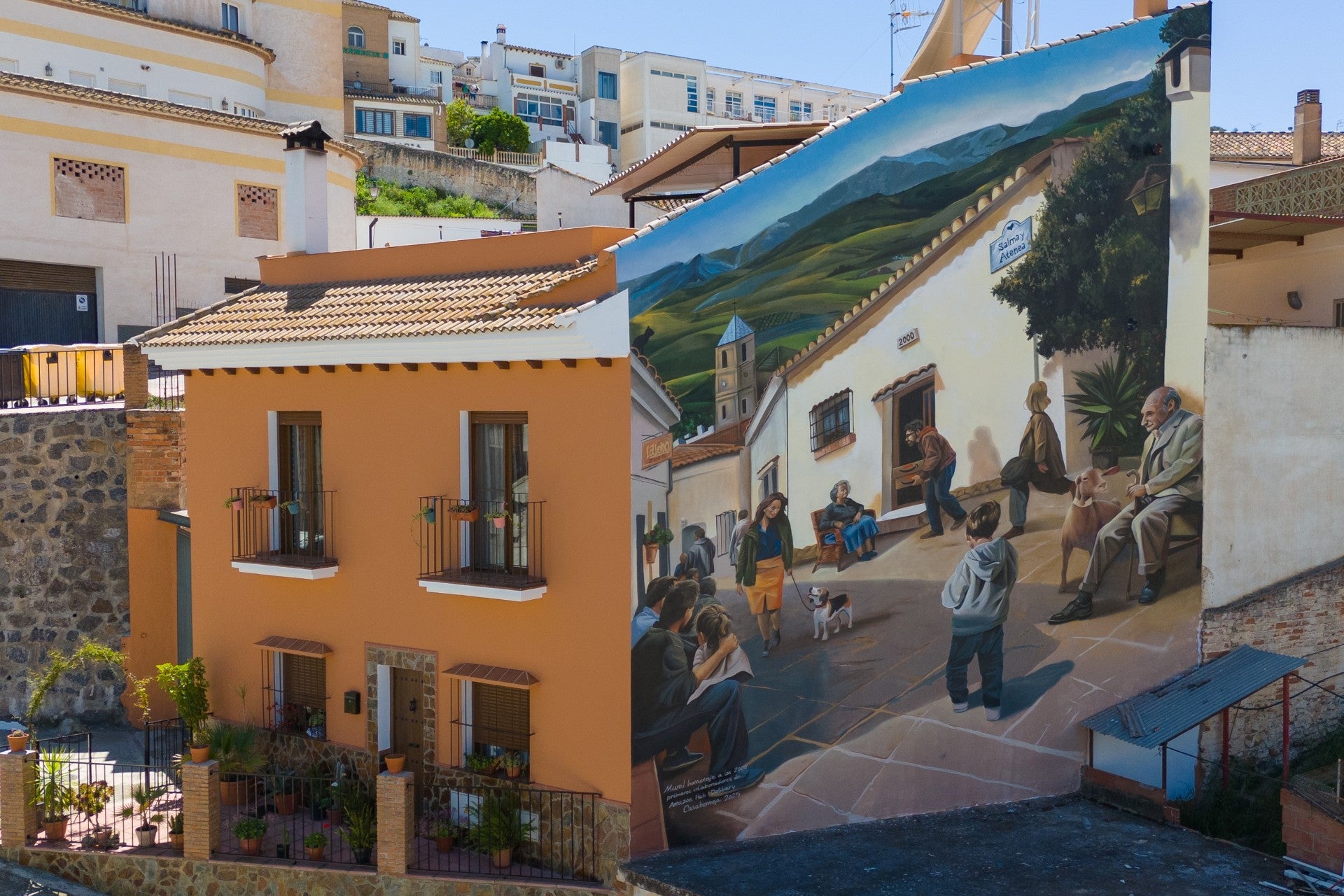 Casabermeja inaugura el mural con el que se homenajea a los 2.500 colaboradores del Amazon Hub Delivery Casabermeja inaugura el mural con el que se homenajea a los 2.500 colaboradores del Amazon Hub Delivery