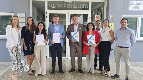 Mercamálaga y Ecoembes se unen para reforzar la sostenibilidad en la gestión de residuos del mercado mayorista Convenio