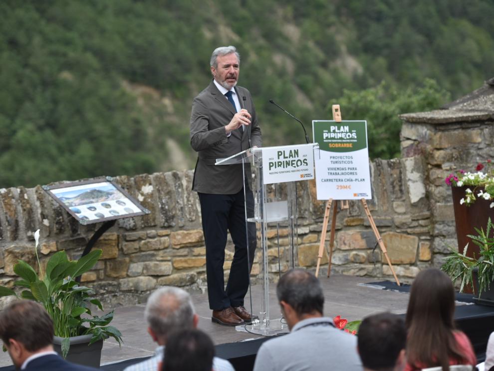 El Plan Pirineos prevé 29 de inversión en el Sobrarbe El Plan Pirineos prevé 29 de inversión en el Sobrarbe
