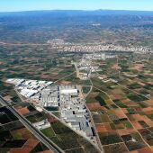 Vista aérea del término de Carlet 