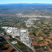 Vista aérea del término de Carlet Vista aérea del término de Carlet