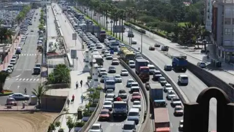 Tráfico en Las Palmas de Gran Canaria Tráfico en Las Palmas de Gran Canaria