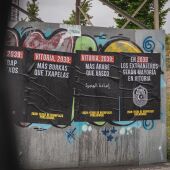 Carteles en Vitoria