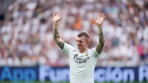 Kroos, Marcelo y Raúl se roban el protagonismo del empate entre las leyendas del Real Madrid y Borussia Dortmund Kroos, Marcelo y Raúl se roban el protagonismo del empate entre las leyendas del Real Madrid y Borussia Dortmund