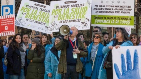 Los veterinarios canarios salen a la calle contra una ley que les impide hacer bien su trabajo 