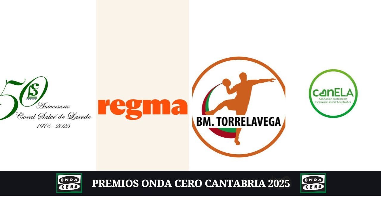 La Coral Salvé de Laredo, Regma, el Bathco BM Torrelavega, y la asociación CanELA, premios Onda Cero Cantabria 2025 La Coral Salvé de Laredo, Regma, el Bathco BM Torrelavega, y la asociación CanELA, premios Onda Cero Cantabria 2025