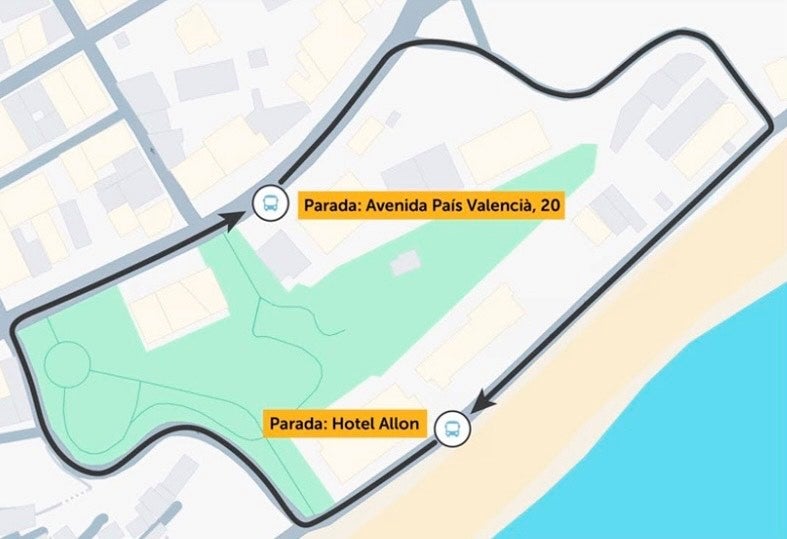 Vuelve el servicio gratuito de autobús para acceder a la playa centro de Villajoyosa Vuelve el servicio gratuito de autobús para acceder a la playa centro de Villajoyosa