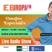 “Cuerpos especiales” llega a Uned Pontevedra para la primera grabación en Galicia del programa de Europa FM “Cuerpos especiales” llega a Uned Pontevedra para la primera grabación en Galicia del programa de Europa FM