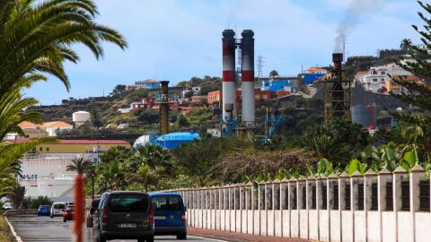 Central el&eacute;ctrica de Los Guinchos, en La Palma
