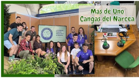 Integrantes del Club La Penona el d&iacute;a de su presentaci&oacute;n