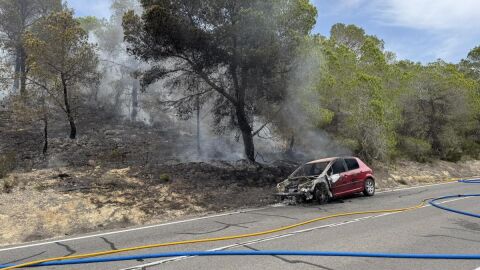 Incendio en Finestrat