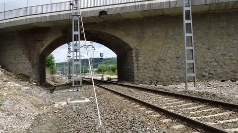 Línea de tren entre Reinosa y Bárcena Línea de tren entre Reinosa y Bárcena