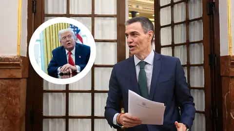 Pedro Sánchez y Trump Pedro Sánchez y Trump