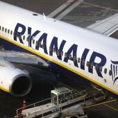 Imagen de archivo de un avión de Ryanair 