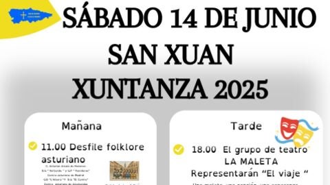 Cartel de la Xuntanza de la Casa de Asturias de Alcal&aacute; de Henares