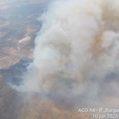 Imagen del incendio de Burguillos Imagen del incendio de Burguillos